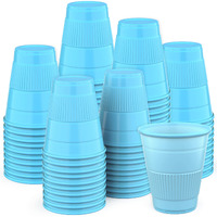 Pruvade Disposable Dental Cups |1000 Pack| 5 Oz Blue Plastic Cups Disposable, Plastic Bathroom Cups, Disposable Cups Small, For Medicine, Water, Mouth Rinse Cup, Mouthwash Cups, Plastic Cups - Blue