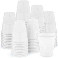Pruvade Disposable Dental Cups |1000 Pack| 5 Oz White Plastic Cups Disposable, Plastic Bathroom Cups, Disposable Cups Small, For Medicine, Water, Mouth Rinse Cup, Mouthwash Cups, Plastic Cups - White