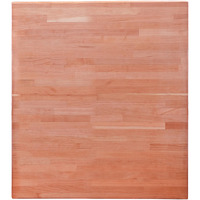 Consdan Butcher Block Counter Top, Usa Grown Cherry Solid Hardwood Countertop, Wood Slabs For Kitchen, Reversible, Both Side Polished, Prefinished With Food-Safe Oil, 1.5"" Thickness, 24"" L X 25"" W