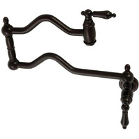 Kingston Brass Ks2105Al Heritage Pot Filler, 24.13 X 2.19 X 11.75, Oil Rubbed Bronze