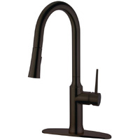 Gourmetier Ls2725Nyl Single-Handle Pull-Down Kitchen Faucet, Oil Rubbed Bronze