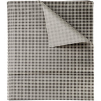 Harfington 100Pcs Square Checkered Wax Paper Sheets 14.96"" X 11.02"" Oil-Absorbing Dry Food Wrapping Paper For Sandwich Baking Paper Liners Picnic Basket Bread Hamburger Wrap Kitchen, Brown