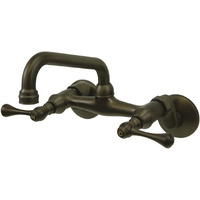 Kingston Brass Ks313Orb Magellan Wall Mount Kitchen Faucet, Oil Rubbed Bronze
