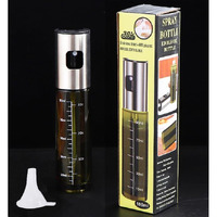 Nikkier Oil Sprayer For Cooking,100Ml Olive Oil Spritzer,Oil Sprayer For Air Fryer, Salad,Bbq,Roasting (Light Blockage)