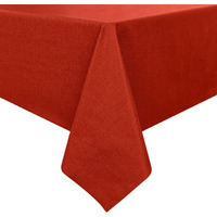Romanstile Christmas 100% Waterproof Pvc Tablecloth, Rectangle Oil Spill Proof Stain Resistant Vinyl Table Cloth, Wipe Clean Plastic Table Covers For Kitchen/Dining/Parties - 60 X 102 Inch, Red