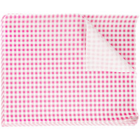 Harfington 100Pcs Square Checkered Wax Paper Sheets 15.75"" X 11.81"" Oil-Absorbing Dry Food Wrapping Paper For Sandwich Baking Paper Liners Picnic Basket Bread Hamburger Wrap Kitchen, Pink
