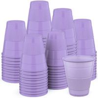 Pruvade Disposable Dental Cups |1000 Pack| 5 Oz Purple Plastic Cups Disposable, Plastic Bathroom Cups, Disposable Cups Small, For Medicine, Water, Mouth Rinse Cup, Mouthwash Cups, Plastic Cups- Purple