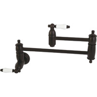 Kingston Brass Ks3105Pl Restoration Pot Filler, 13"" Length, Oil Rubbed Bronze