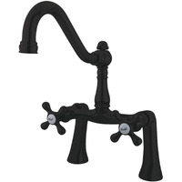 Kingston Brass Ks3235Ax Restoration Clawfoot Tub Faucet, 7 X 10.81 X 12.63, Oil Rubbed Bronze