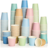 Sawysine 300 Count 3 Oz Disposable Small Paper Cups Bathroom, Mouthwash, Espresso & Snack Cups For Party, Office, Coffee, Juice & Water(Morandi)