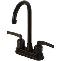 Kingston Brass Kb8495Efl Centurion Two-Handle 2-Hole Deck Mount Bar Faucet In Oil Rubbed Bronze