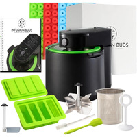 3-In-1 Magical Infuser Machine, Herb Decarboxylator & Gummy Maker. Butter Maker Machine For Creating Infused Butter, Gummies, Herbal Oil & More. Recipe Book & All Accessories