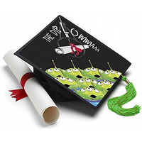 Toy Story Diploma Grad Cap Topper, Grad Cap Decorations