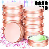 Motbach 8 Pack 4Oz Tin Jars, 120Ml Metal Tin Cans, 4Ounce Aluminum Tin Can Jar Containers With Screw Lid For Lotion Bars, Spices, Salve, Balms, Beard Balm, Toiletries, Sample, Creams, Makeup Cosmetic