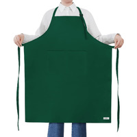 Rotanet Extra Large Apron For Men Adjustable Bib Aprons With 2 Pockets Cooking Kitchen Bbq Grilling Big For Women Chef Water & Oil Resistant Green