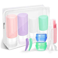 Vitog Travel Bottles For Toiletries Leak Proof Silicone Set Tsa Approved Travel Size Containers Refillable Accessories Lotion Shampoo Conditioner Bottles With Toiletry Bag For Outdoor