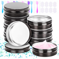 Motbach 8 Pack 4Oz Tin Jars, 120Ml Metal Tin Cans, 4Ounce Aluminum Tin Can Jar Containers With Screw Lid For Lotion Bars, Spices, Salve, Balms, Beard Balm, Sample, Toiletries, Creams, Makeup Cosmetic