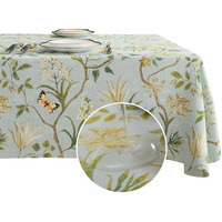 Homoheini Rectangle Table Cloth,100% Waterproof Tablecloth Oil Proof Spill Proof Vinyl Table Cloth, Wipe Clean Plastic Table Cover For Dining, Camping, Indoor And Outdoor 54"" X 102"",Leaves