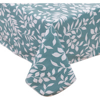 Heavy Duty Vinyl Tablecloth With Flannel Backing Waterproof Oil-Proof Plastic Table Cloth Stain-Resistant Wipeable Rectangle Or Square Table Cover For Indoor And Outdoor (Branch, 54X54 Inch)