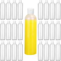 Kuklipjim 120 Pack 1 Oz Plastic Bottles With White Top Caps, Clear Empty Bottles, Cosmetic Containers For Lotion And Shampoo, Cream, Bpa-Free For Liquids And Personal Care