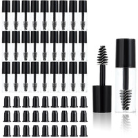 27Pcs Empty Mascara Tube With Eyelash Wand,3Ml Mascara Tubes Empty For Castor Oil,Mini Eyelash Cream Container Bottle Eyelash Growth Packing Tube,For Home And Travel
