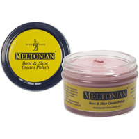 Meltonian Cream Shoe Polish - Boot Polish, Leather Shoe Polish Oil Based With Beeswax - Restores & Protects, 60+ Colors, Plush Pink