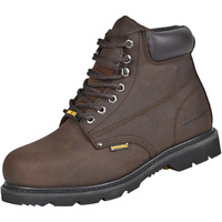 Boiwanma Work Boots For Men, Steel Toe, Leather, Oil, Slip And Heat Resistant Heavy Duty Wide Industrial & Construction Safety Boots, Us 15W