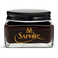 Saphir Medaille Dor Oiled Leather Cream With Neatsfoot Oil For Nourishing And Water Repellence - Dark Brown