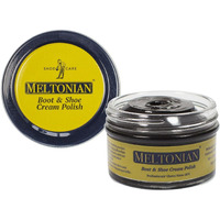 Meltonian Cream Shoe Polish - Boot Polish, Leather Shoe Polish Oil Based With Beeswax - Restores & Protects, 60+ Colors, Dark Grey