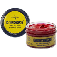 Meltonian Cream Shoe Polish - Boot Polish, Leather Shoe Polish Oil Based With Beeswax - Restores & Protects, 60+ Colors, Cardinal Red