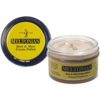 Meltonian Cream Shoe Polish - Boot Polish, Leather Shoe Polish Oil Based With Beeswax - Restores & Protects, 60+ Colors, Dark Cream