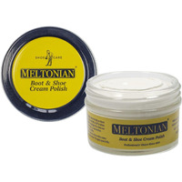 Meltonian Cream Shoe Polish - Boot Polish, Leather Shoe Polish Oil Based With Beeswax - Restores & Protects, 60+ Colors, White Cream