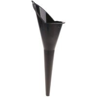 Black Multi-Function Engine Oil Funnel With Long Stem, Multi-Function Auto Engine Oil Petrol Change Funnel Long Stem Plastic For Car Motorcycle Atv Boat Circular And (11.02In)