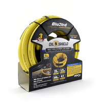 Blubird Oil Shield Rma Class A Professional Rubber Air Hose (1/2"" X 25') 1/2"" Npt