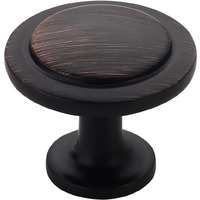 Alzassbg 5 Pack Oil Rubbed Bronze Cabinet Knobs, 1-1/4 Inch Diameter Round Kitchen Knobs For Cabinets And Drawers Al6012Orb