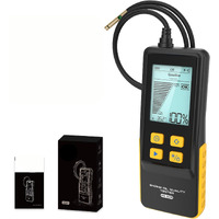 Engine Oil Tester Gasoline & Diesel As503 Motorcycle Engine Oil Quality Tester Kit Transmittance & Temperature Analysis Detector With 800Mm High Precision Probes,2.8'' Backlit Display