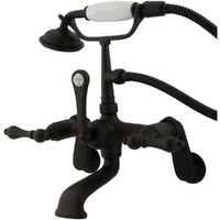 Kingston Brass Cc51T5 Vintage Clawfoot Tub Faucet, 8-Inch Adjustable Center, Oil Rubbed Bronze