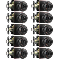 Goldenwarm Oil Rubbed Bronze Door Knobs Interior, Bronze Privacy Door Knob For Bedroom & Bathroom, Classic Interior Doorknobs Indoor(10 Pack)