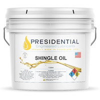 Presidential Shingle Oil - Indoor & Outdoor Oil For Protection Of Wood Surfaces - Reduces Weathering - Low Odor - Enhances Natural Appearance - Made In Usa (1 Gallon)