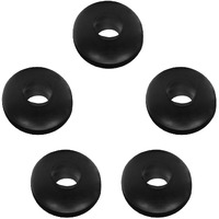 Fielect Rubber Grommet 100Pcs 5Mm Inner Dia Oil Resistant Armature Rubber Grommets For Wiring Cable Black
