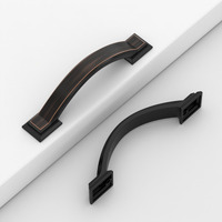 Coinkoly 10 Pack Oil Rubbed Bronze Cabinet Pulls 3''(76Mm) Hole Centers Hardware For Cabinets, Kitchen Cabinet Handles, Arch Cabinet Handles For Bathroom Dresser Drawer Handles