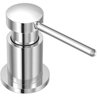 Lava Odoro Chrome Soap Dispenser For Kitchen Sink, Modern Brass Built In Countertop Pump Dispenser With 18 Oz Refillable Bottle, Kitchen Soap And Lotion Dispenser Spot-Free, Chrome, Ksd-21