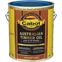 Cabot Transparent Mahogany Flame Oil-Based Natural Oil/Waterborne Hybrid Australian Timber Oil - Case Of