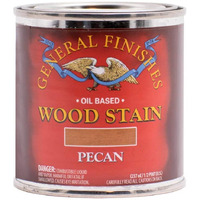 General Finishes Oil Based Penetrating Wood Stain, 1/2 Pint, Pecan