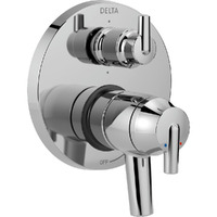 Delta Faucet Trinsic 17 Series 6-Setting Integrated Diverter Valve Trim Kit, Oil Rubbed Bronze Diverter Valve Trim Kit, Shower Trim Kit, Venetian Bronze T27959-Rb (Valve Not Included)