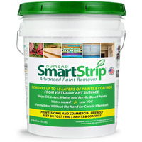 Smart Strip Advanced Paint Remover - For Removal Of Acrylic, Latex, Oil, & Water-Based Coatings - Non-Caustic Formula - Indoor/Outdoor - Contractor & Diy Friendly - 5 Gallon
