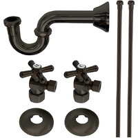 Kingston Brass Kpk105P Trimscape Plumbing Supply Kit Combo, Oil Rubbed Bronze