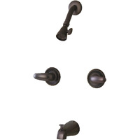 Kingston Brass Kb245Ll Legacy Tub And Shower Faucet, Oil Rubbed Bronze