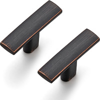Ravinte 1-3/4 Inch Curved Cabinet Pulls Kitchen Cupboard Hardware Zinc Alloy Oil Rubbed Bronze Cabinet Pulls 1.75   Length,20 Pack