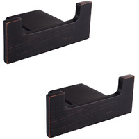 Random Double Towel Hooks For Bathroom Wall Hook Heavy Duty Coat Robe Clothes Towel Sponges Hooks Holder Sus304 Stainless Steel Wall Mount Bathroom Kitchen Accessories 2 Pack Oil Rubbed Bronze